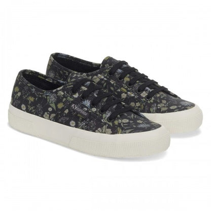Front - Superga Womens/Ladies 2750 Floral Trainers