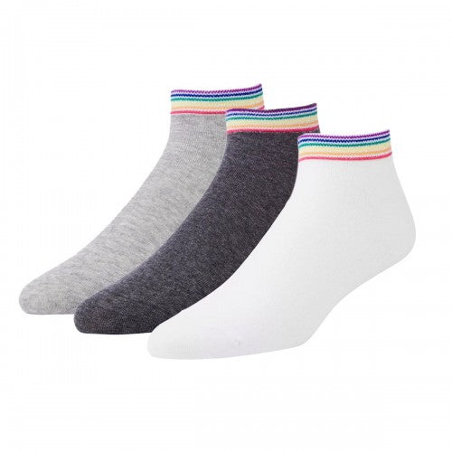 Front - Superga Womens/Ladies Rainbow Socks (Pack of 3)