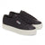 Front - Superga Womens/Ladies 2740 Nappa Leather Platform Trainers