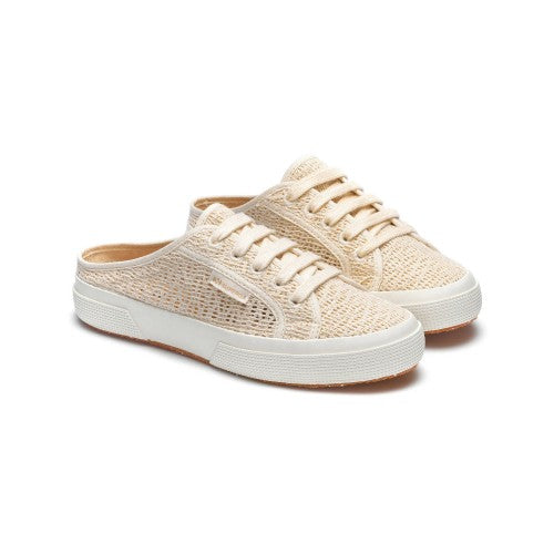 Front - Superga Womens/Ladies 2402 Macramé Mules
