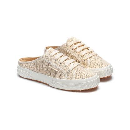 Front - Superga Womens/Ladies 2402 Macramé Mules