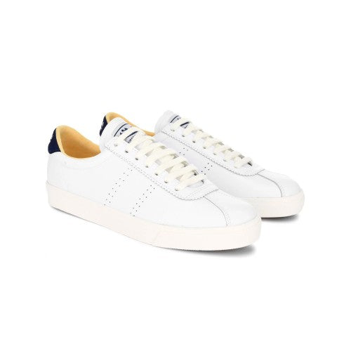 Front - Superga Unisex Adult 2843 Sport Club S Leather Trainers