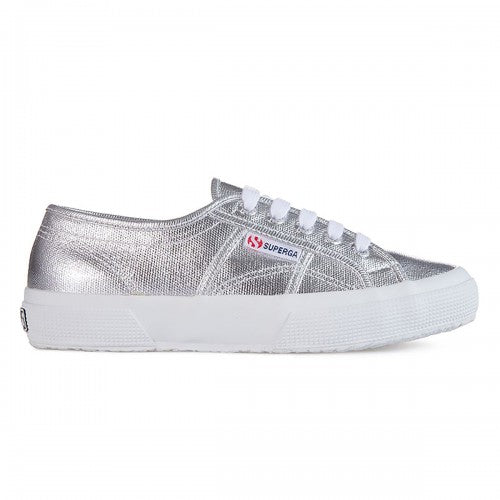 Front - Superga Womens/Ladies 2750 Metallic Canvas Trainers