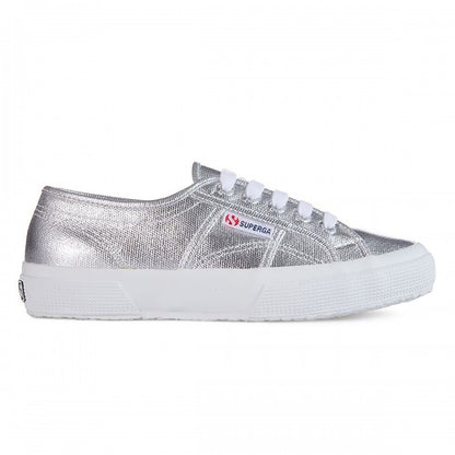 Front - Superga Womens/Ladies 2750 Metallic Canvas Trainers