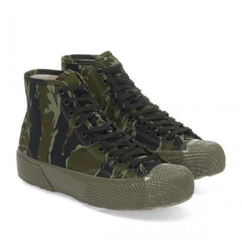 Front - Superga Unisex Adult 2435 Tiger Stripe High Tops
