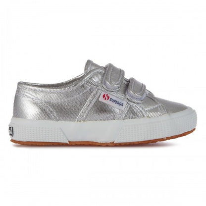 Front - Superga Childrens/Kids 2750 Cotmetu Metal Effect Trainers