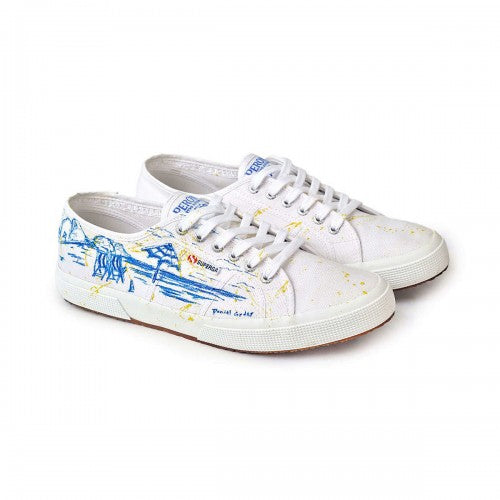 Front - Superga Unisex Adult Capri Nights 2750 Cotu Classic Daniel Cordas Trainers