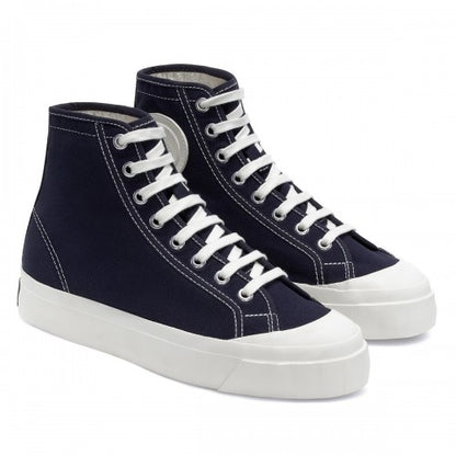 Front - Superga Unisex Adult 3192 Campionato Basket High Tops