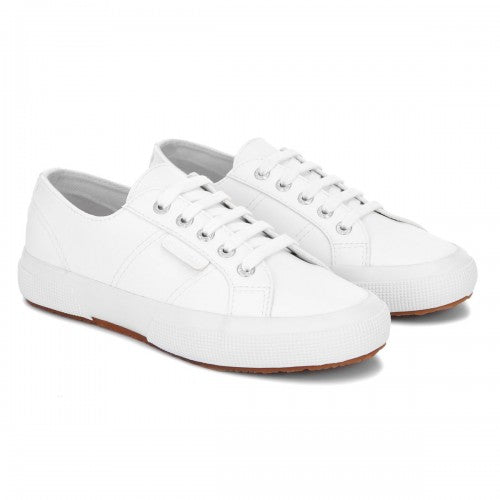 Front - Superga Unisex Adult 2750 Corn-Based Leather Trainers