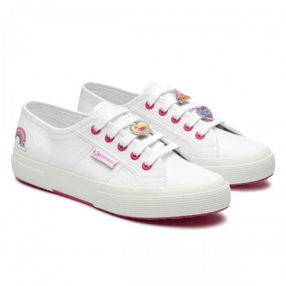 Front - Superga Womens/Ladies 2750 Barbie Metal Detail Trainers