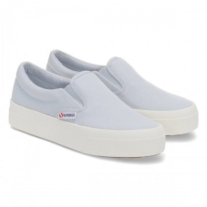 Front - Superga Womens/Ladies 2740 Slip-on Flatform Loafers