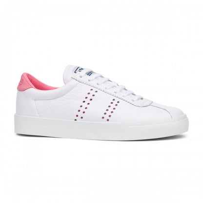 Front - Superga Womens/Ladies 2843 Sport Club S Leather Trainers