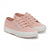 Front - Superga Childrens/Kids 2750 Jcot Leather Trainers