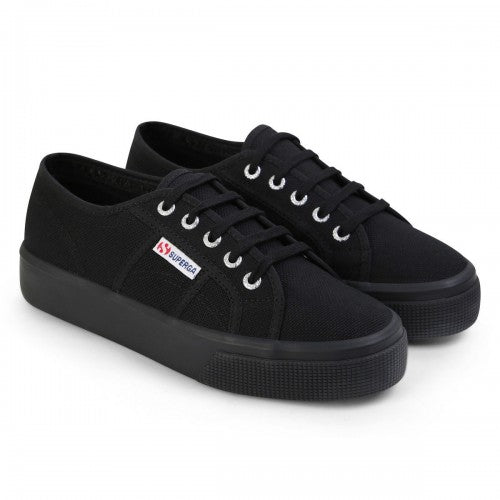 Front - Superga Unisex Adult 2730 Mid Platform Trainers