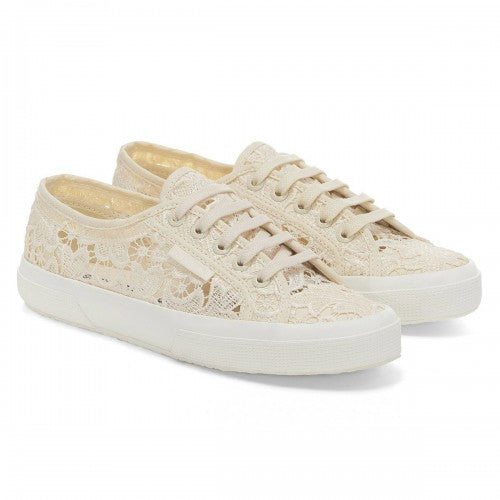 Front - Superga Womens/Ladies 2750 Macramé Trainers