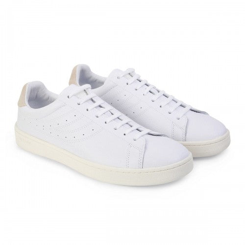Front - Superga Mens 4833 Lendl Match Leather Trainers