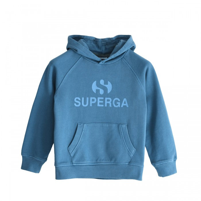 Front - Superga Childrens/Kids Logo Cotton Hoodie