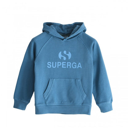 Front - Superga Childrens/Kids Logo Cotton Hoodie