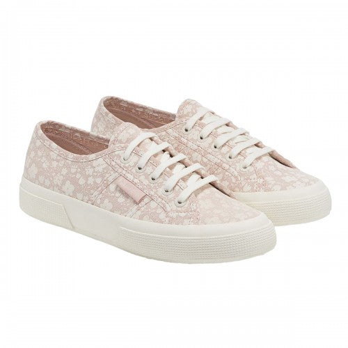 Front - Superga Womens/Ladies 2750 Flower Trainers