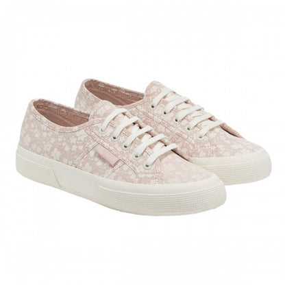 Front - Superga Womens/Ladies 2750 Flower Trainers