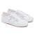 Front - Superga Womens/Ladies 2750 Little Flowers Embroidered Trainers