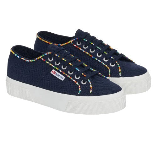 Front - Superga Womens/Ladies 2740 Beaded Trainers