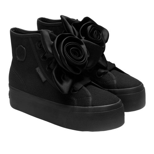 Front - Superga Womens/Ladies Viktor & Rolf 2708 Rose High Tops