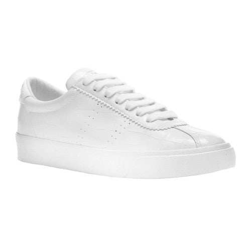 Front - Superga Unisex Adult 2843 Sport Club S Crocodile Print Trainers
