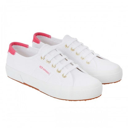 Front - Superga Womens/Ladies 2750 Cotu Classic Suede Heel Tab Trainers