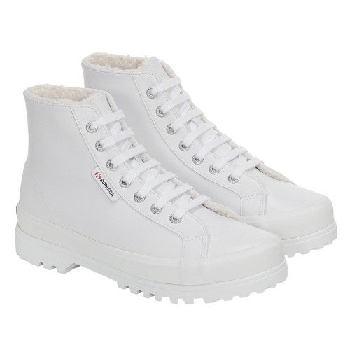 Front - Superga Womens/Ladies 2341 Alpina Vegan Leather Trainers