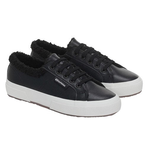 Front - Superga Unisex Adult 2750 Vegan Leather Trainers