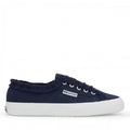 Front - Superga Womens/Ladies 3750 Rouched Jersey Lightweight Trainers