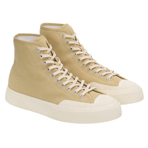 Front - Superga Childrens/Kids 2433 Works Cotton Canvas Ankle Trainers