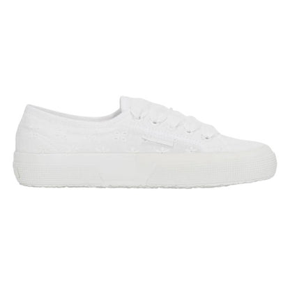 Front - Superga Womens/Ladies 2750 Sangallo Flower Trainers