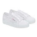 Front - Superga Womens/Ladies 2740 Flower Macrame Trainers