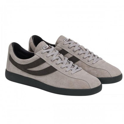 Black-White Mastice-Brown - Front - Superga Unisex Adult 1960 Capri Suede Trainers