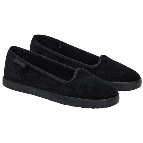 Front - Superga Womens/Ladies 2441 Velvet Ballerina Flats