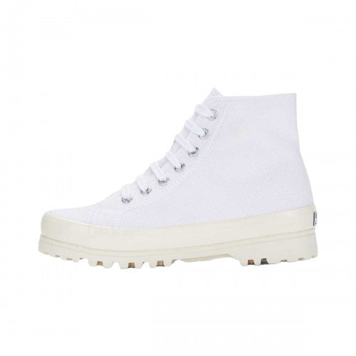 Front - Superga Unisex Adult 2341 Alpina Shiny Gum High Top Trainers