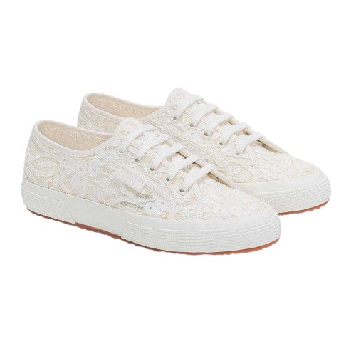 Front - Superga Womens/Ladies 2750 Macrame Trainers