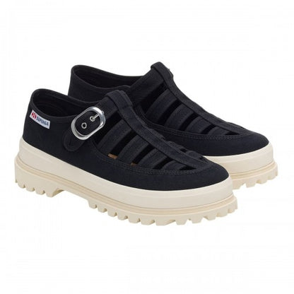 Front - Superga Womens/Ladies 3541 Alpina Gurkha Fisherman Sandals
