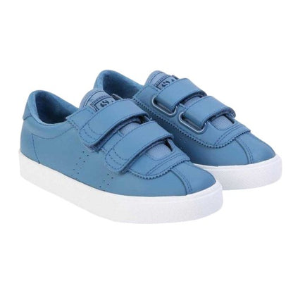 Front - Superga Childrens/Kids 2843 Club S Action Leather Trainers