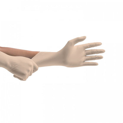 Front - Aurelia Vibrant Latex Examination Gloves (Pack of 100)