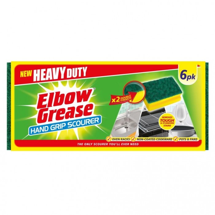 Front - Elbow Grease Sponge Scourer (Pack of 6)