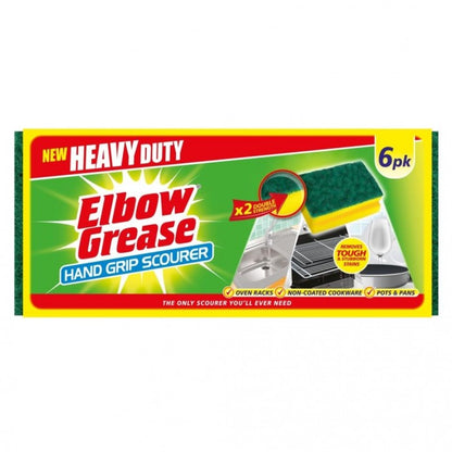 Front - Elbow Grease Sponge Scourer (Pack of 6)