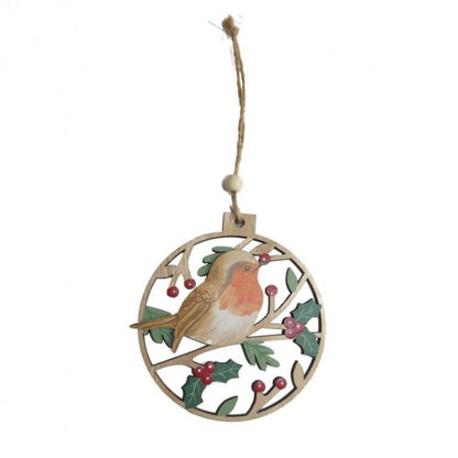 Front - Davies Products Robin Christmas Tree Decoration