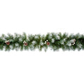 Front - Premier Snow Tipped Artificial Garland