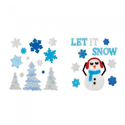 Front - Premier Snowy Christmas Window Sticker