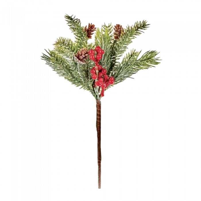 Front - Premier Berries & Cones Christmas Tree Pick
