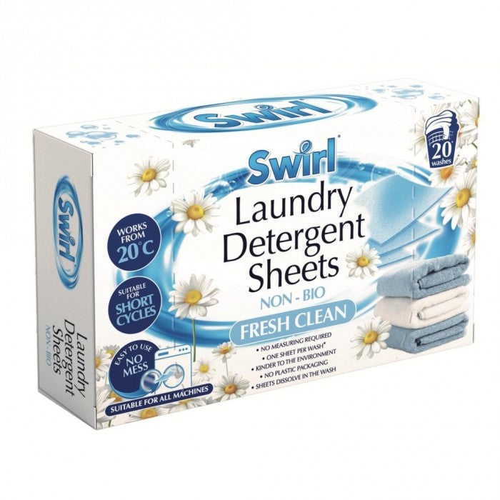 Front - Swirl Dryer Sheets (Pack of 20)