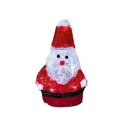 Front - Premier Acrylic Santa Christmas Decoration (Pack of 10)